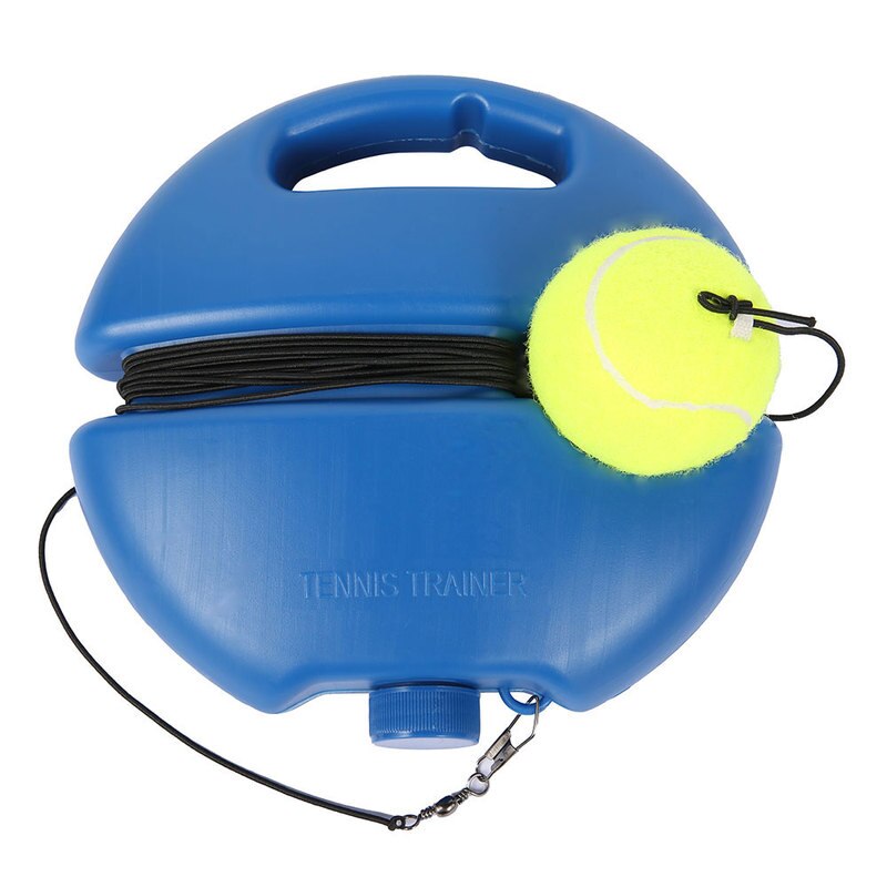 Heavy Duty Tennis Trainer Tool Self-study Rebound Ball with Tennis Trainer Baseboard Sparring Device Tennis Training Equipment