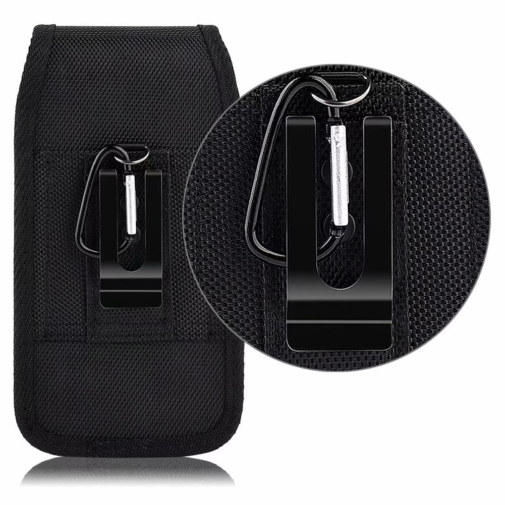 Casusal Männer Schwarz Telefon Beutel Klassischen Hängen Taille Lagerung Tasche Oxford Gürtel Clip Beutel fallen Für iPhone fanny Pack