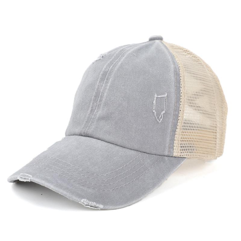 Baseball Cap Comfortable Lightweight Sports Caps Adjustable Outdoor Hat With A Hole Can Through Hair TXTB1: 05