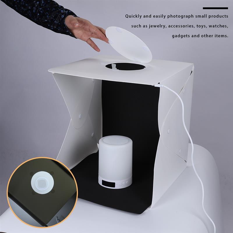 LED Photography Light Box - 30cm/40cm - Foldable Mini Softbox - Portable Photo Studio Tent