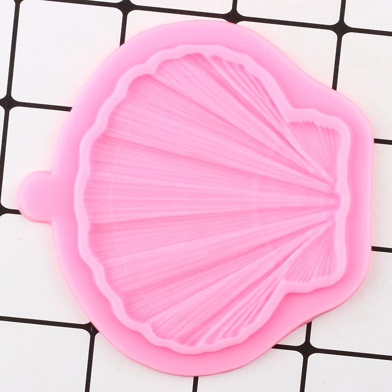 Clamshell Cupcake Topper Silicone Mold Party Cake Border Fondant Cake Decorating Tools Candy Resin Clay Chocolate Gumpaste Molds