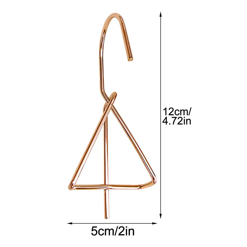 Cintre pour plantes, panier de jardinière de jardin, crochets pour Pots de fleurs en macramé d'intérieur, support suspendu, crochet de décoration de balcon extérieur: Black