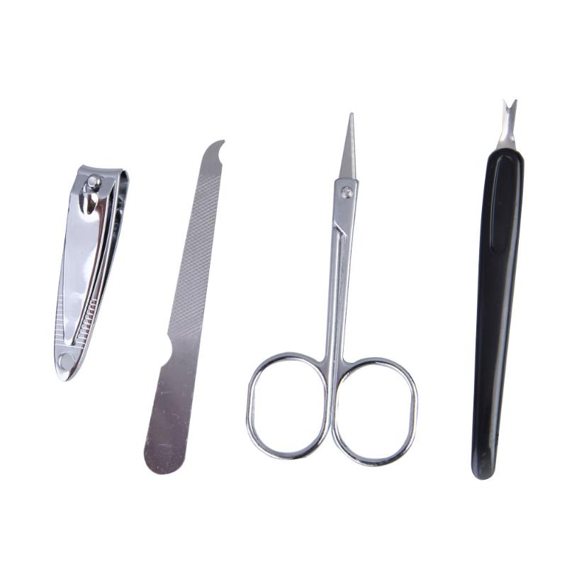 4PCS Pedicure Set Nail file Scissors Clippers Cuticle Instrument Wedding Favor Polka Flip Flop Party Wedding Favors