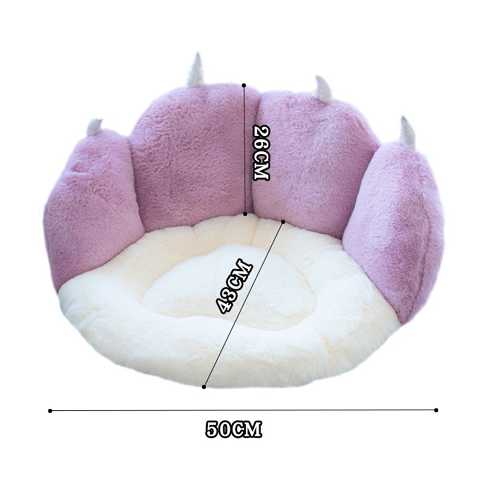 Śliczne siedzisko poduszka łapa kota kształt siedzisko poduszka podparcie pleców przytulne ogrzewane siedzienie poduszka dekoracje podkładki na dywan biuro poduszka na krzesło