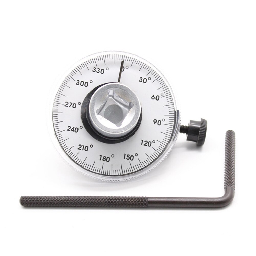 1/2 Inch Drive Torque Angle Gauge 360 Degree Angle Rotation Measurer Hand Tool Wrench Measuring Automotive Meter Tools	قطع سيار