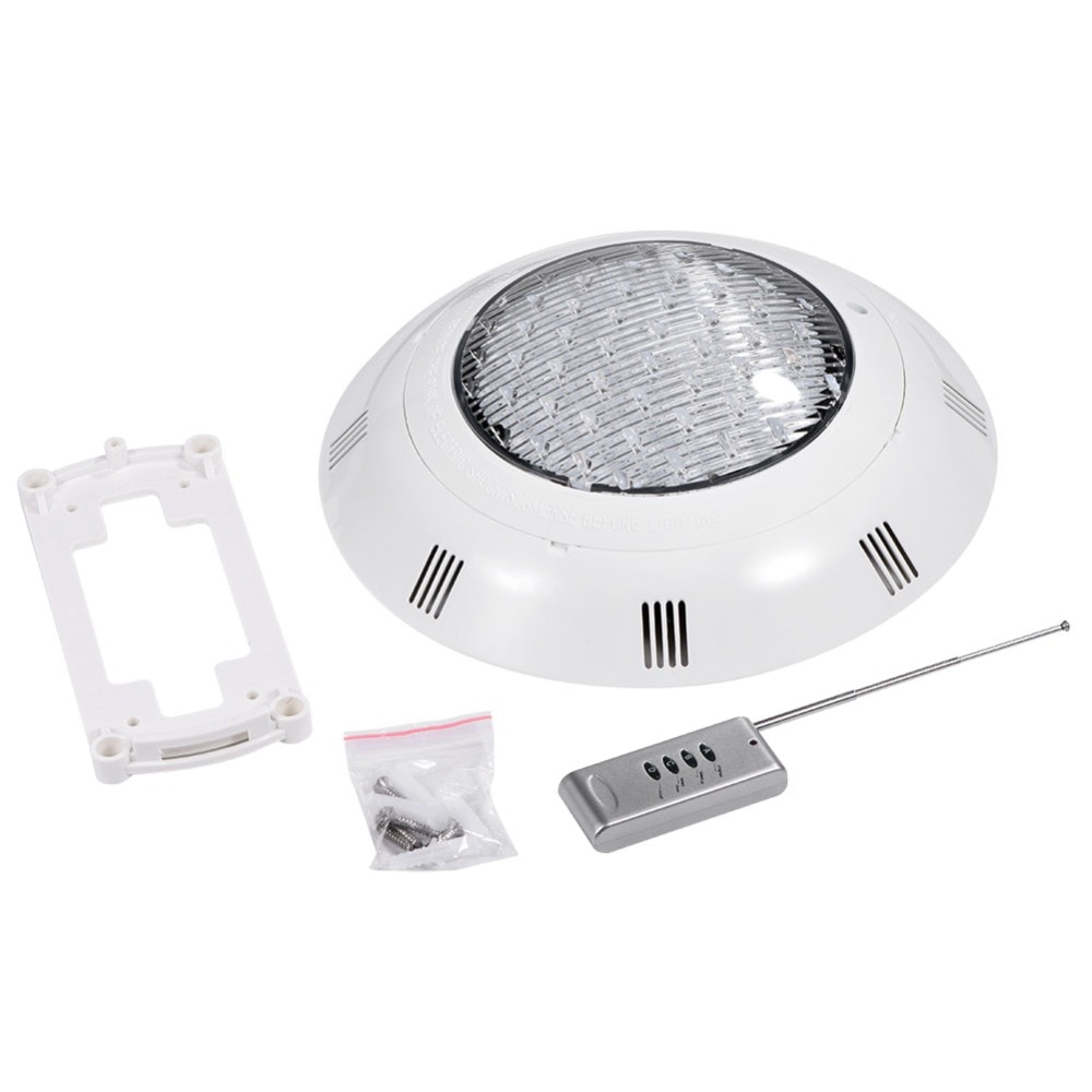 24 LED RGB Underwater Swimming Pool Light Multi-Color 12V 24W RGB+Remote Controller Outdoor Lighting aterproof Underwater Lamp