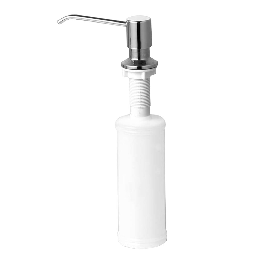 Stainless Steel Kitchen Soap Dispenser Sink Detergent Shampoo Hand Wash Soap Bottle Silver Pumps for Bathroom Hotel