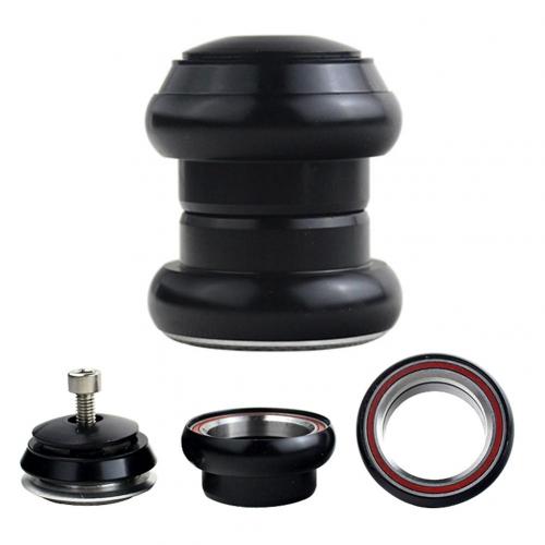 34MM cuffie bici piantone sterzo montagna bicicletta cuffie bici da strada cuscinetti a cartuccia sigillati attacco manubrio accessori bici: nero