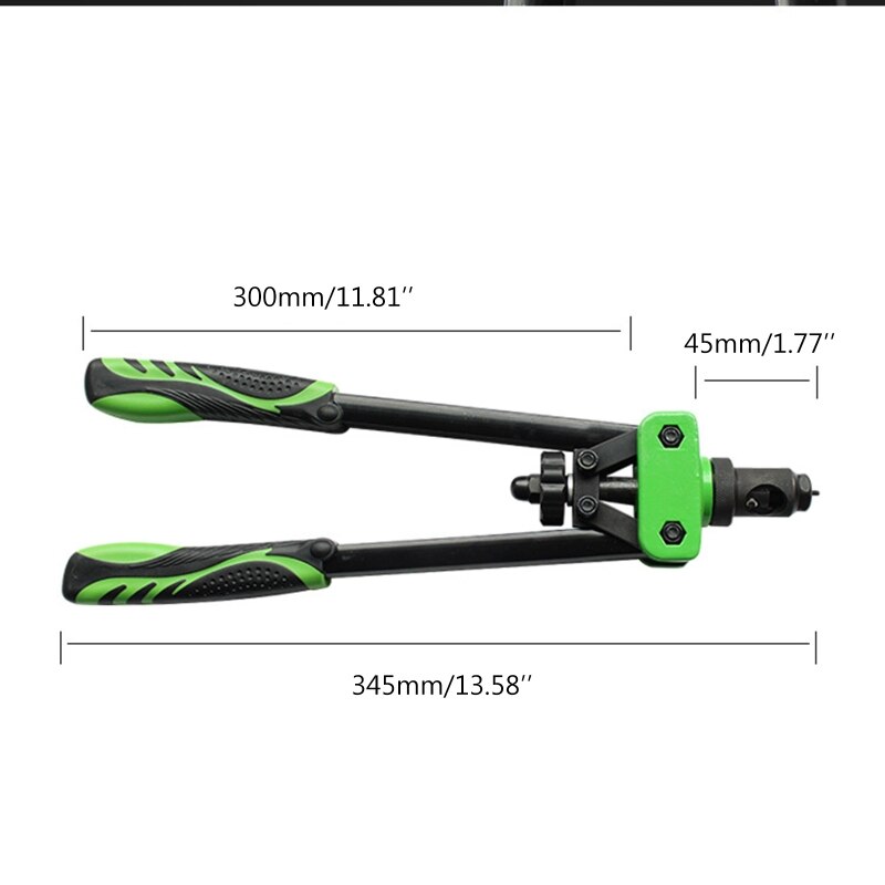 M3 M4 M5 M6 M8 Nut Manual Pulling Riveter Cordless Riveting Machine Plier Heavy Hand Threaded Blind Rivnut Tool