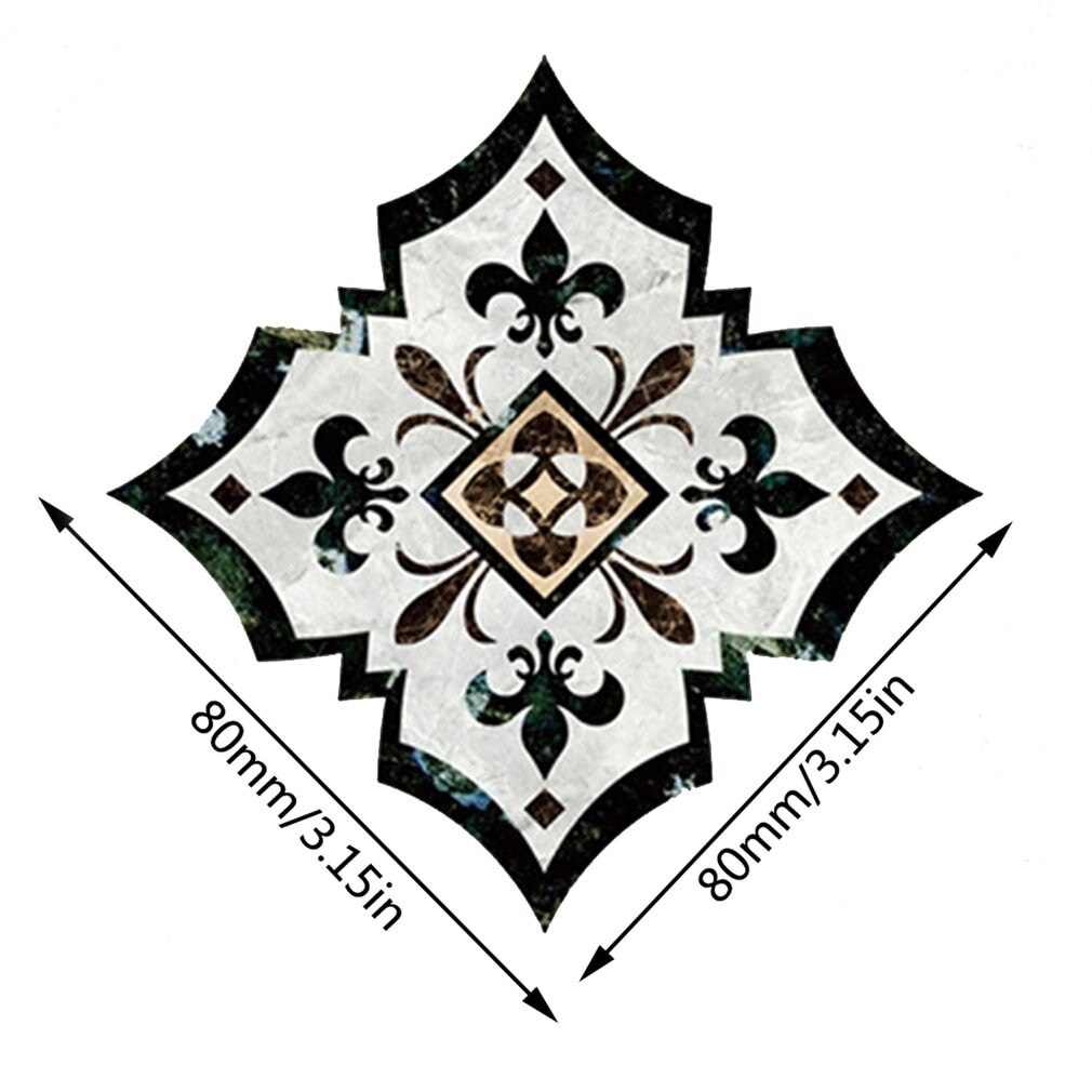 Tegel Stickers Zelfklevende Diagonaal Sticker Tegel Vloer Muurstickers Tegel Sticker Badkamer Tegels 3D Decals Home Decor: 11