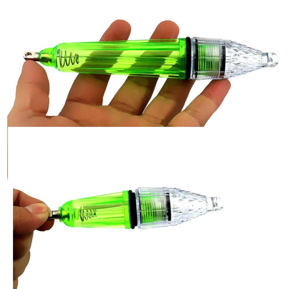 Waterdichte lichtgevende visdobber, vislamp, visuitrusting zonder batterij
