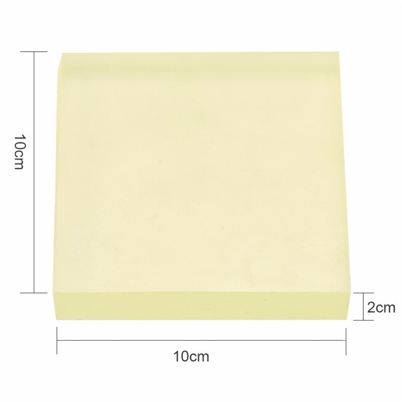 10X10X2Cm Polyurethaan Vierkante Pu Demping Plaat, Stansmachine Plaat, Rundvlees Pees Plaat, sterven Kussen Elastische Rubber Goud Kleur