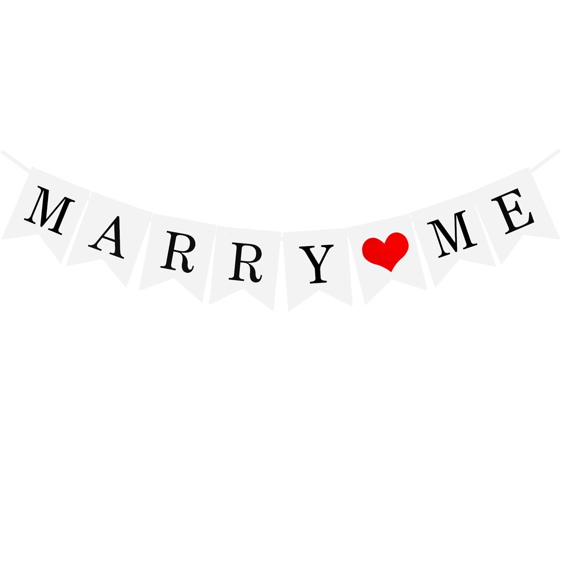 Banderole en papier 1 ensemble | Banderole, je t'aime, drapeau fanion, bannière pour mariage, fournitures pour amants, décoration joyeux valentin: 4