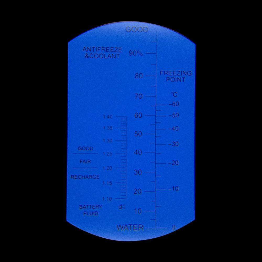 Handheld Glycol Antivries Vriespunt Refractometer Concentratie Detector Antivries Glycol Vriespunt Detector