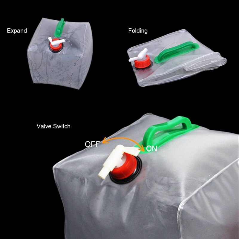 10L Foldable Water Tank Water Can Flat Canister Liter