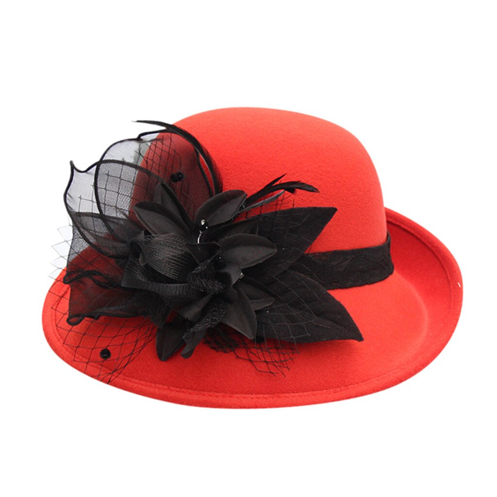 Boina de para mujer, estilo francés, gorro, gorra Vintage, de cálidos, sombrero jazz, sombrero verano, primavera, sombrero casual al aire libre: Rojo