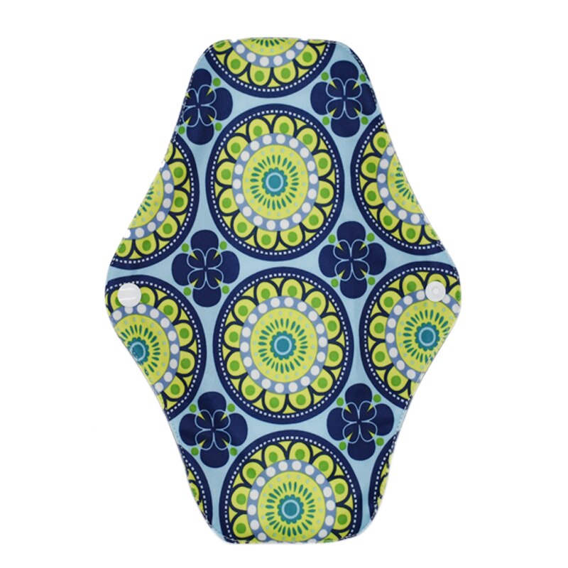 Washable Sanitary Towel Cloth Menstrual Pads Reusable Sanitary Pad Absorbent Reusable Charcoal Cloth Bamboo Menstrual Pads: A9