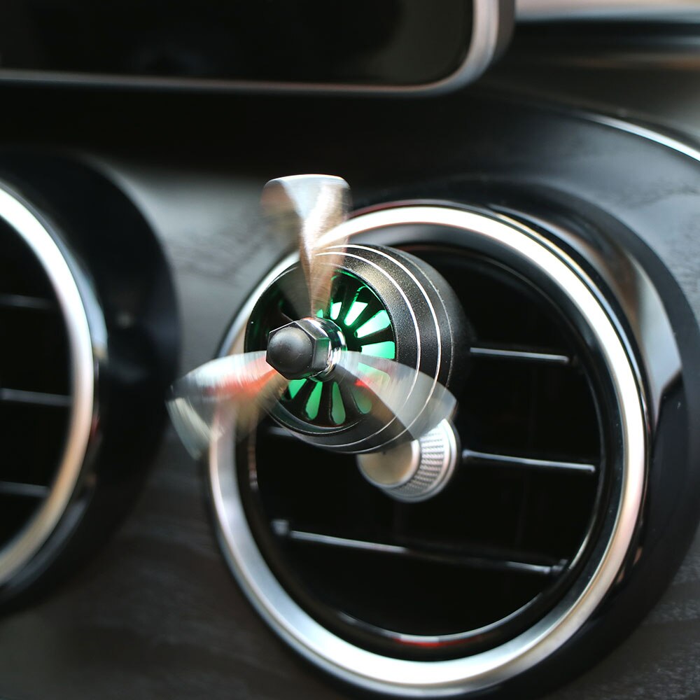 1pc luchtverfrisser auto geur led mini airco ventilatie uitlaat parfum clip frisse aromatherapie geur legering goede accessoires