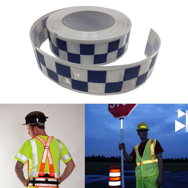 3m reflecterende waarschuwingstape in pvc-kleur voor veiligheidskleding, naaibaar