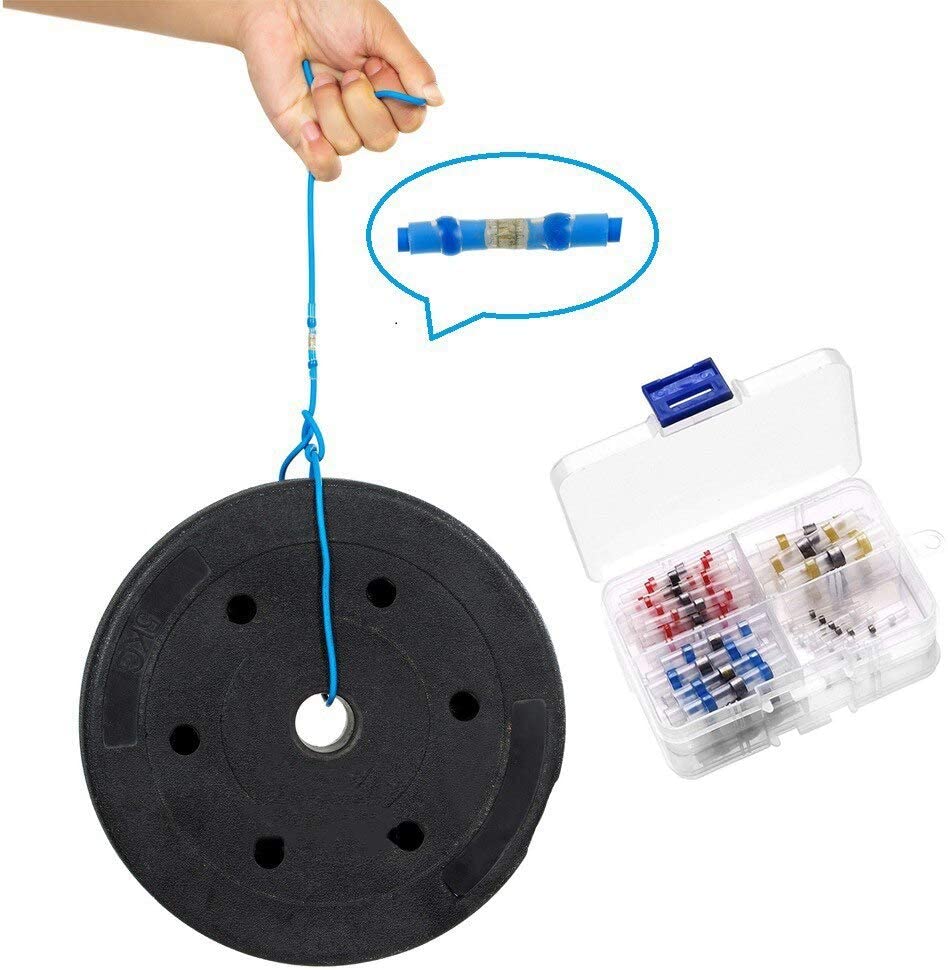 Solder Seal Wire Connectors- Heat Shrink Wire Connectors- Butt Connectors- ZOERAX Waterproof Solder Wire Connectors Kit