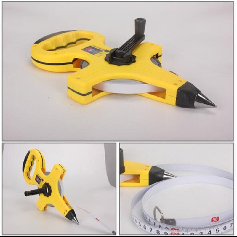 Measuring Tape 30M/ 50M/100M retractable ruler Tape For Construction Worker Measuring Tools engineering measurement