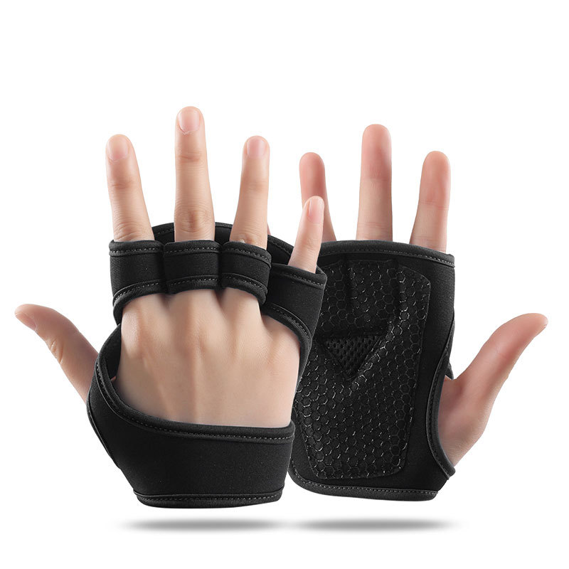 Gewichtheffen Trainingshandschoenen Voor Mannen Vrouwen Fitness Sport Body Building Gymnastiek Antislip Hand Pols Beschermer Handschoenen: XXL / GRIJS