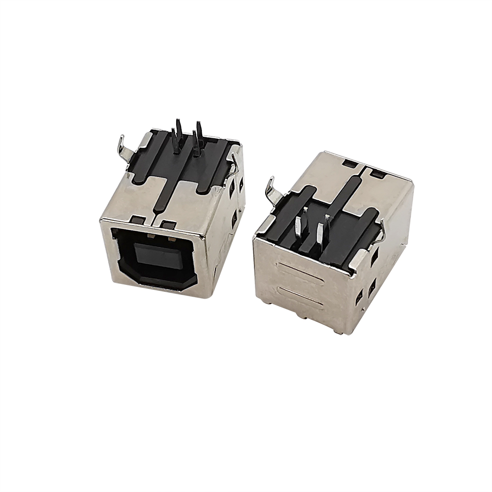 5/10/20 stk. usb b-type hun-stik 90- graders lodde-pcb-stik til printerdatainterface