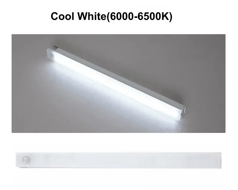 LED-Licht-Bewegungsmelder-Lampe mit Batterie, tragbar, für Zuhause und Dekoration, Kleiderschrank, Schrank, Innenbeleuchtung, wiederaufladbar, Schlafzimmer: Warmes Licht / 0,8 MT