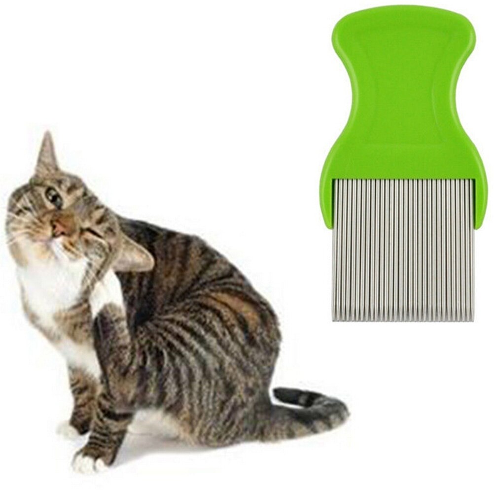 Huisdieren Honden Kam Voor Neten Luizen Pocket Pin Kam Hond Kat Haar Verlies Pet Grooming Kam Ontdoen Van Vlooien luizen Supplies Grooming Tool