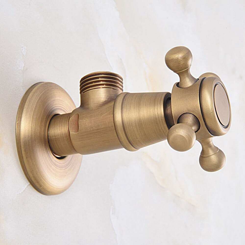 Gold Schwarz Antike Durcheinander Dreieck Ventil Wasser Kontrolle Ventil Schlecht Wasserhahn Wasser Ventil 1/2*1/2 Durcheinander Winkel ventile KD1439