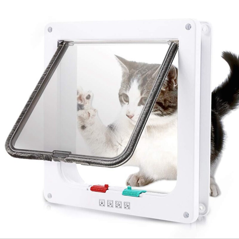 Pet Screen Deur, Binnen Deur Afsluitbare Magnetische Flap Screen Automatische Afsluitbare Zwarte Deur Voor Puppy Hond En Kat Deur