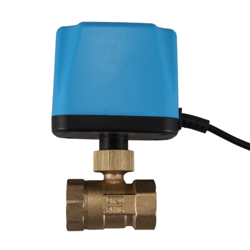 Miniature Motorized Electrical Ball Valve Brass G3/4 inch DN20 3/4 Inch ...