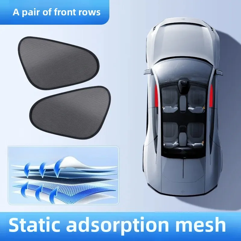 Auton aurinkosuoja uv-suoja auton verho auton ikkunan aurinkosuoja takaikkuna mesh aurinkosuoja kesäsuoja ikkunakalvo: Musta