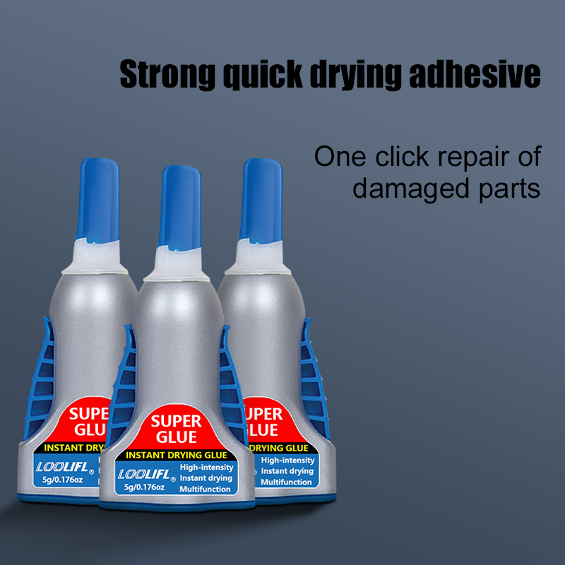 LOOLIFL Super Glue, 0.176 oz, Clear