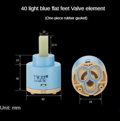 For Kitchen Bathroom Faucet Replacement Accessories Faucet Mixing Valve Faucet 1 Pack 35/40mm Replacement Ceramic Cartridge: C