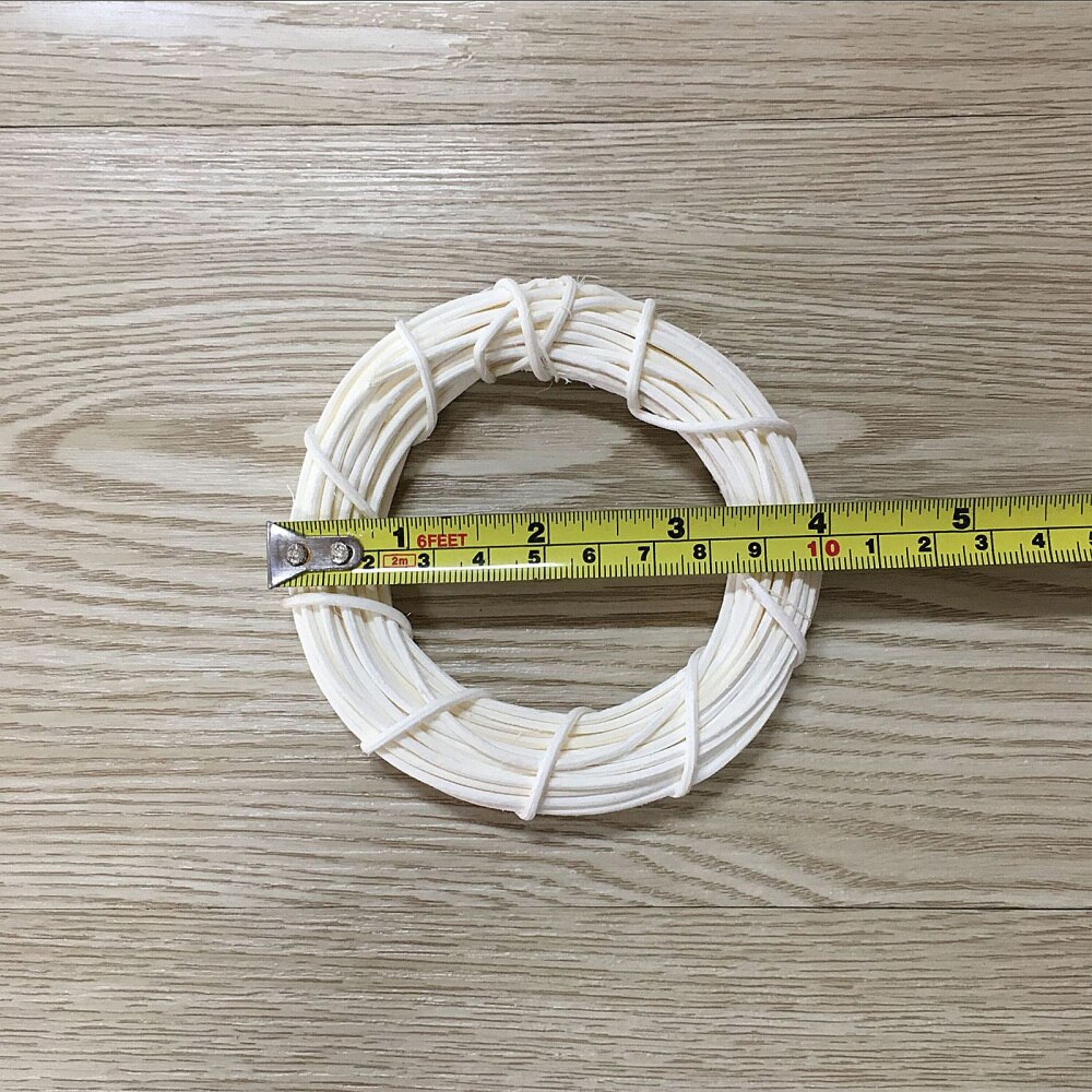 Decorative Flowers Door Hangers Rattan Rings Year Garland Handmade DIY Home Adornment Christmas Decorations