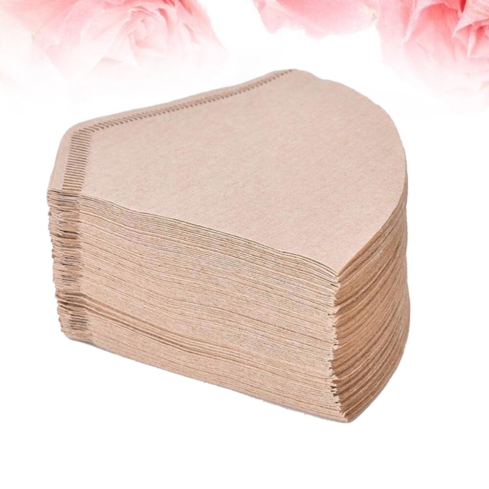 100pcs Coffee Filter Paper Sector Filter Paper Filter Bowl Filter Paper Sector Coffee Filter Paper