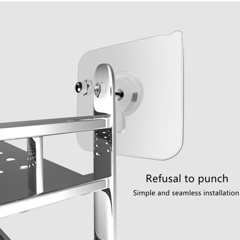 10pcs Strong Adhesive Seamless Sticky Wall Hook Nail Punch Mounting Rack Pendant Paste Screw Rod No Trace Wall Hook Nail