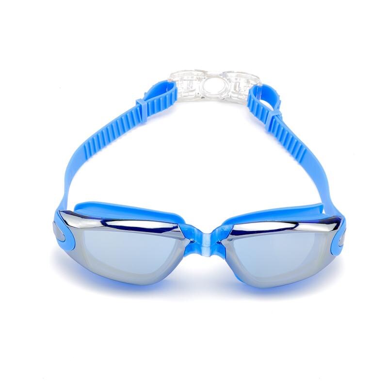 Non-Condens Anti Uv Zwemmen Goggle Bril Verstelbare Oog Beschermen Volwassen Verstelbare Zwembril Vrouwen Mannen: Blue