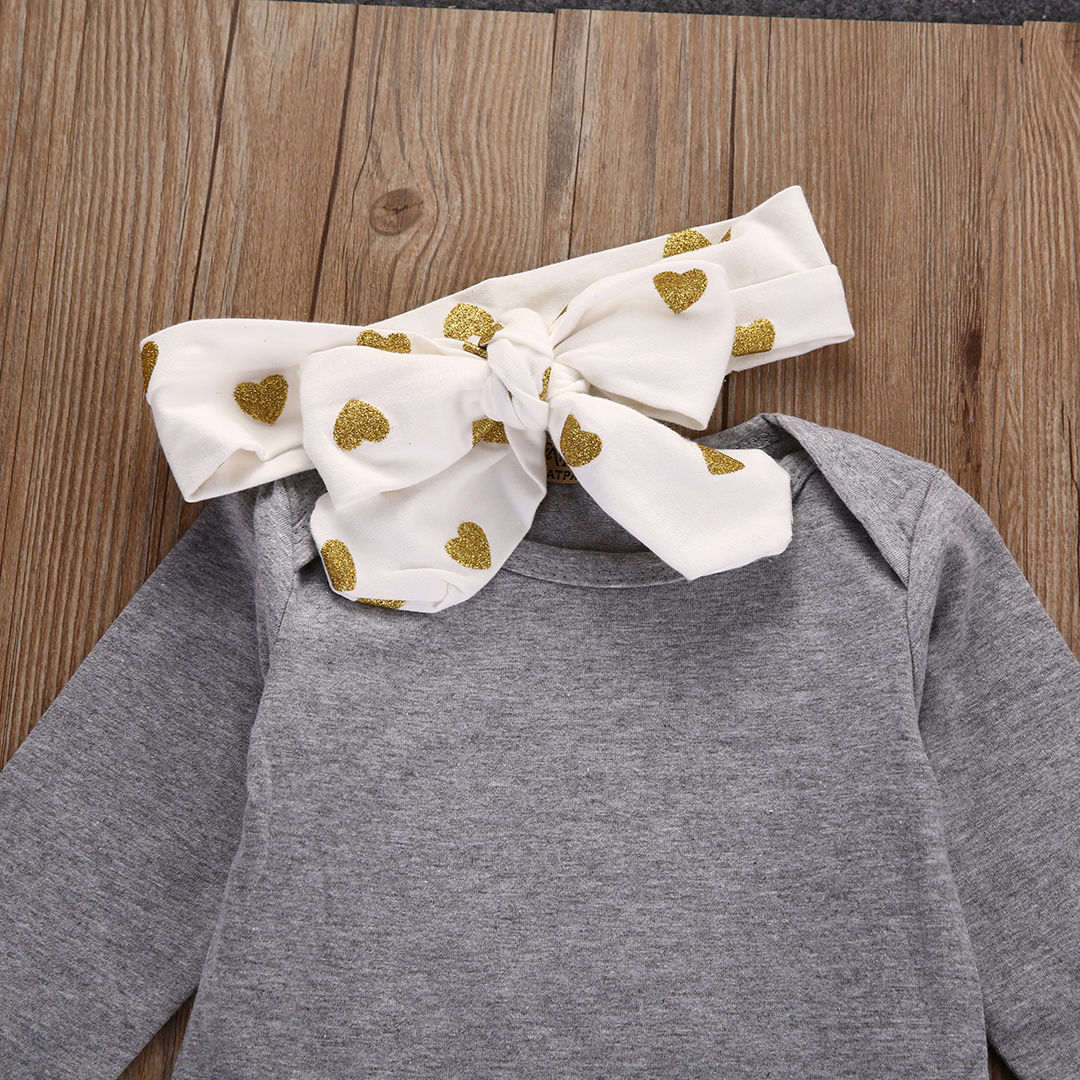 Pudcoco Meisje Set 0-18 m 3 stks Pasgeboren Baby Baby Meisjes Kleding T-shirt Tops + Broek Leggings Outfit set US