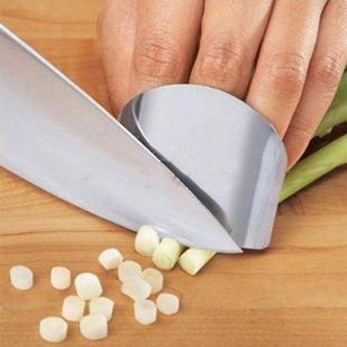 1 stks Vinger Guard Beschermen Vinger Chop Safe Slice Rvs Keuken Hand Protector Mes Snijden Vinger Bescherming Gereedschap