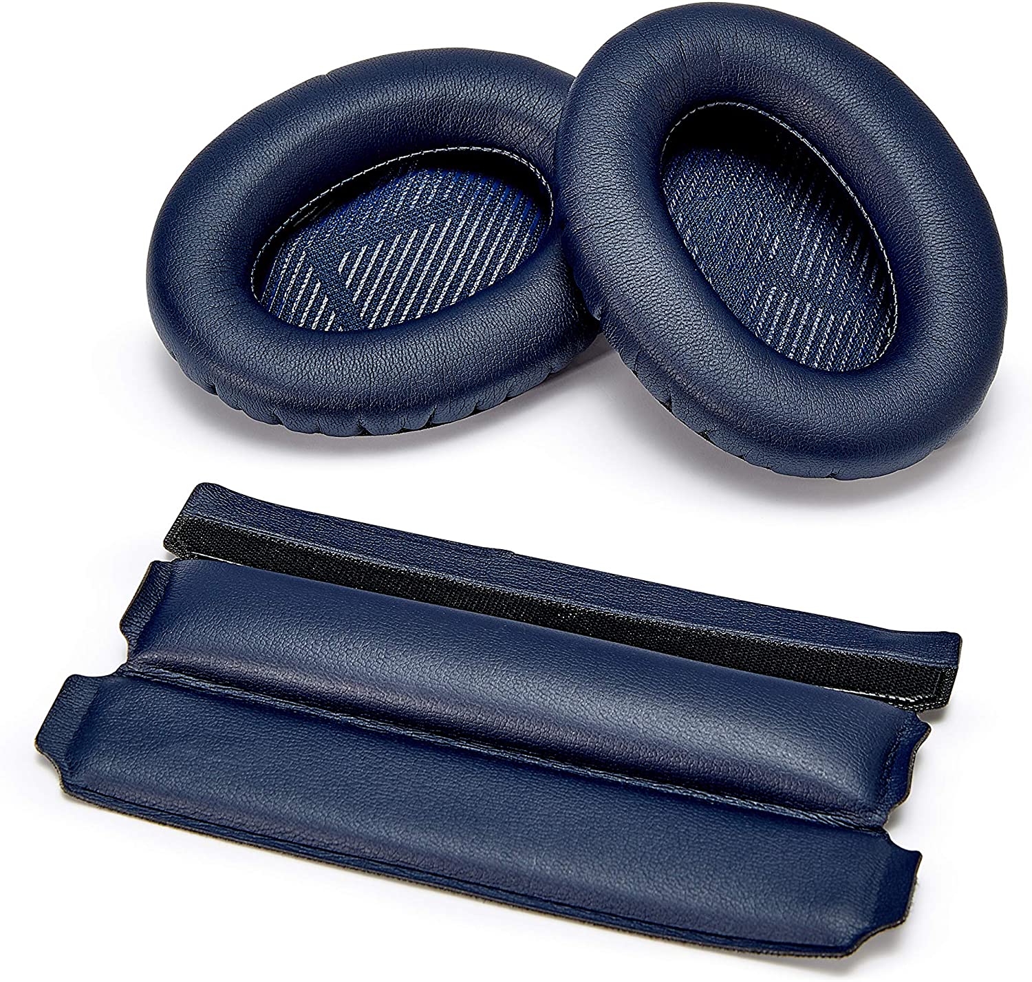 Headband Cushion and Ear Pads Replacement for Bose Quiet Comfort 25 35 (QC25 QC35) and QuietComfort 35 II (QC35ii): dark blue
