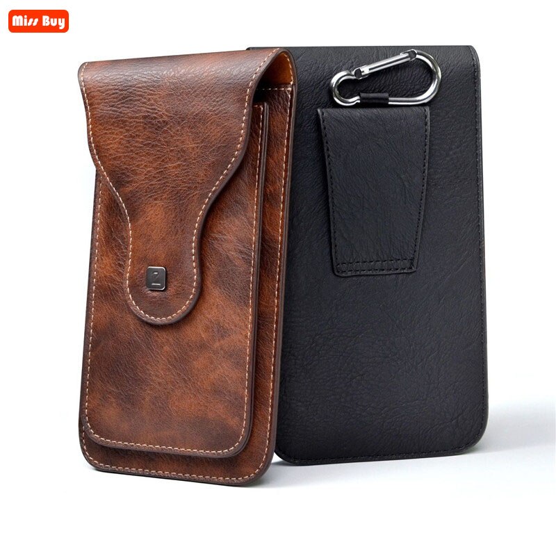 Universal- Leder Halfter Gürtel fallen praktisch Tasche Für iPhone 12 fallen Dual Tasche Männer Taille Tasche Geldbörse Für Alle sterben meisten praktisch Modelle