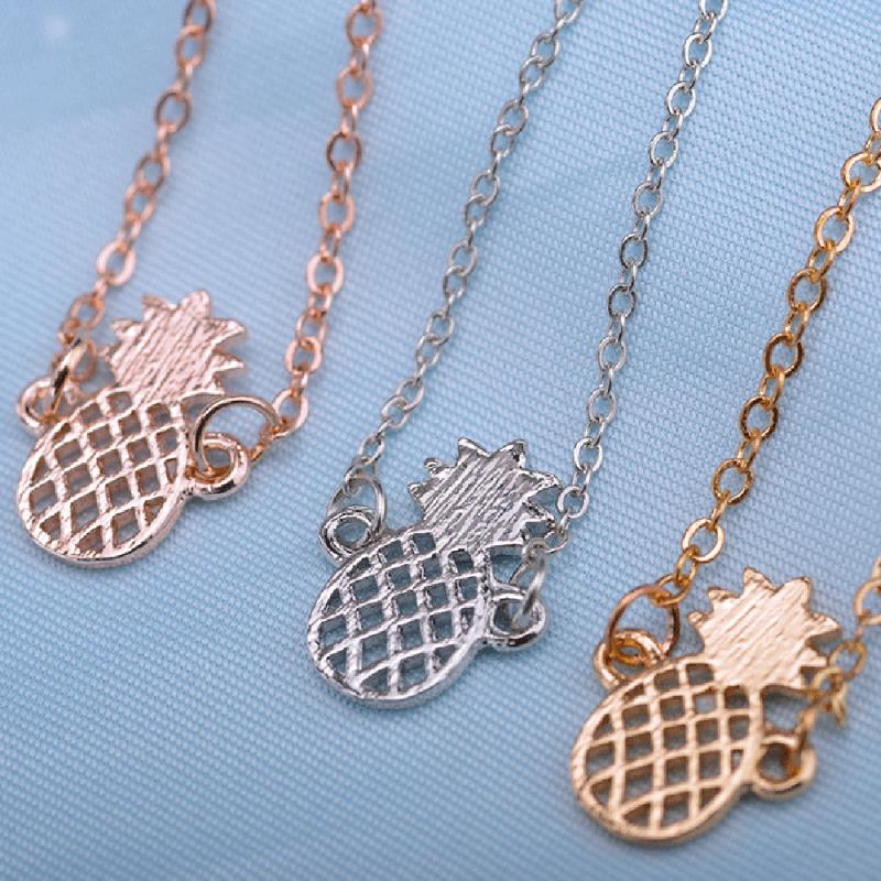 Ananas Hanger Armband Leuke Fruit Hollow Enkelbandje Vrouwelijke Sieraden Eenvoudige Charmant Meisje Persoonlijkheid Creatieve Armband