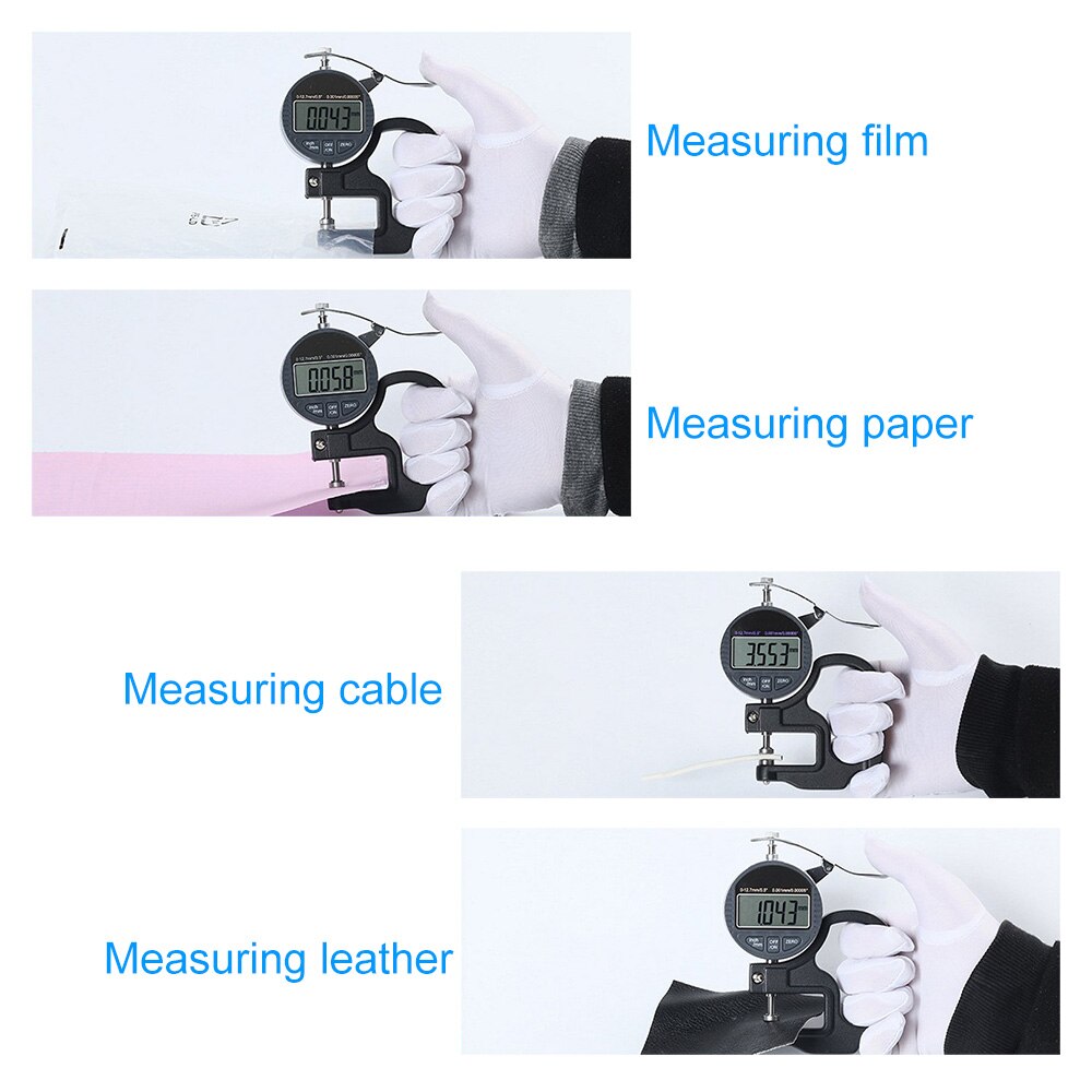 Digital Thickness Gauge 0.001mm Electronic Thickness Gauge 10mm Digital Micrometer Thickness Meter Micrometro Thickness Tester