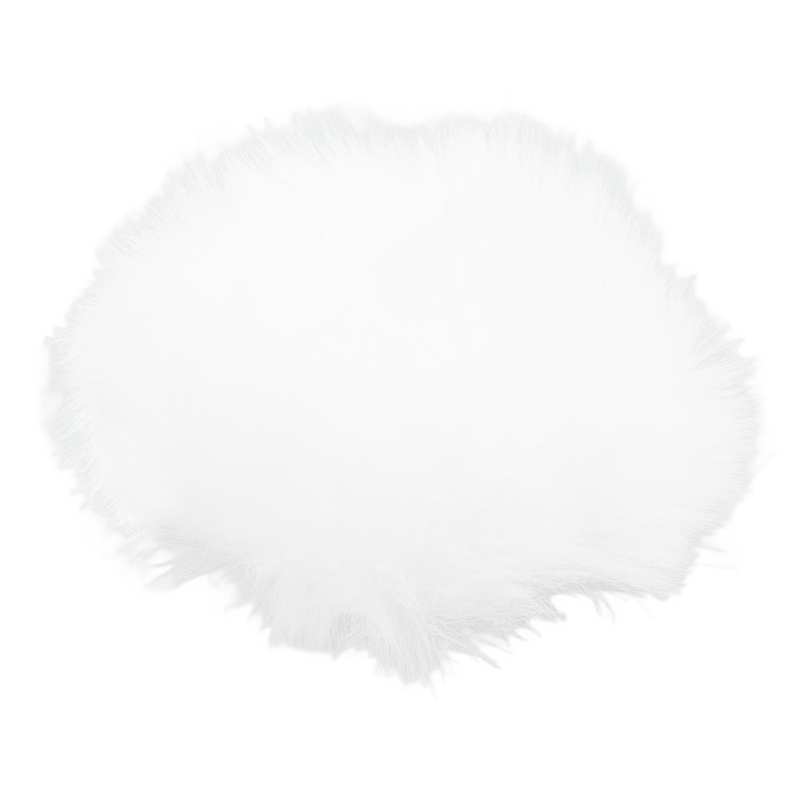 Windschutz für lavalier-mikrofone, kunstfell-ansteckmikrofon-windschutz zur geräuschreduzierung für lavalier-mikrofone mit 1cm/0.4in öffnungen: Weiß