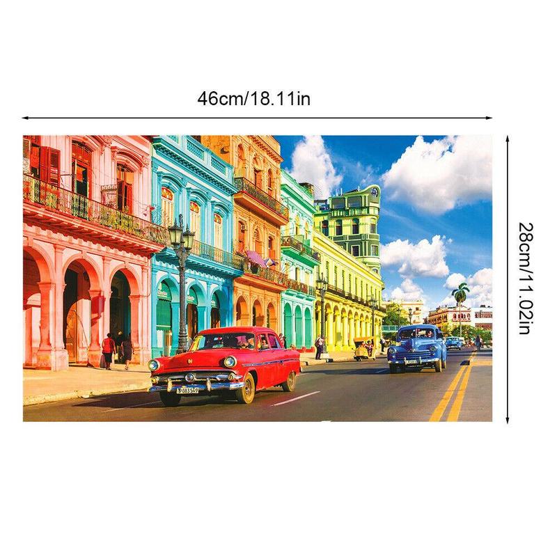 500 Pieces Jigsaw Landscape Pictures Puzzles Toy For Adults Kids DIY Landscape Pattern Puzzles Assembling Educational Toy