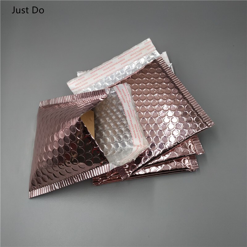 20Pcs Rose Gold Bubble Mailer Gewatteerde Envelop Self Seal Mailing Tas Bubble Envelop Envelop Post Tassen