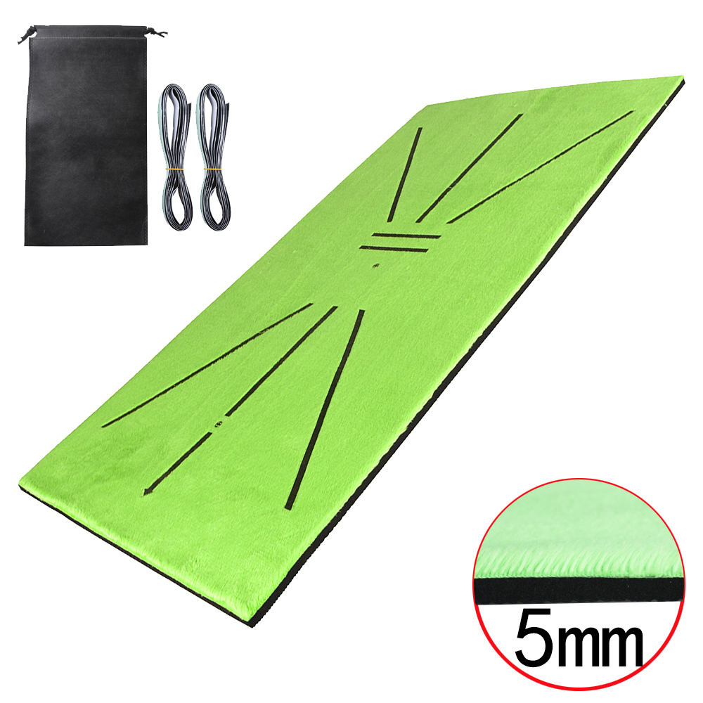 Golf Training Mat Swing Track Practice Marking Pad... – Grandado
