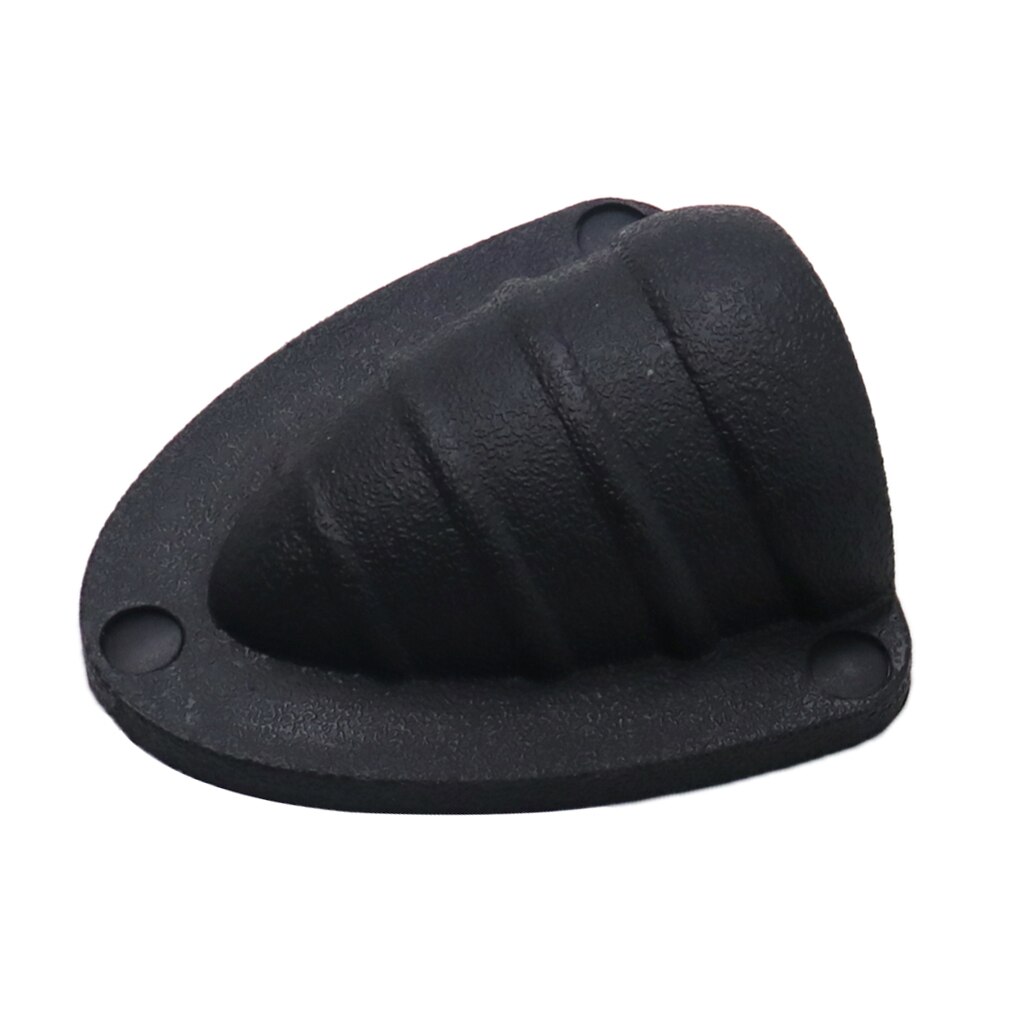 Zwart Nylon Clamshell Vent/Draad Cover Clam Vent Voor Boot (60X65X25Mm)